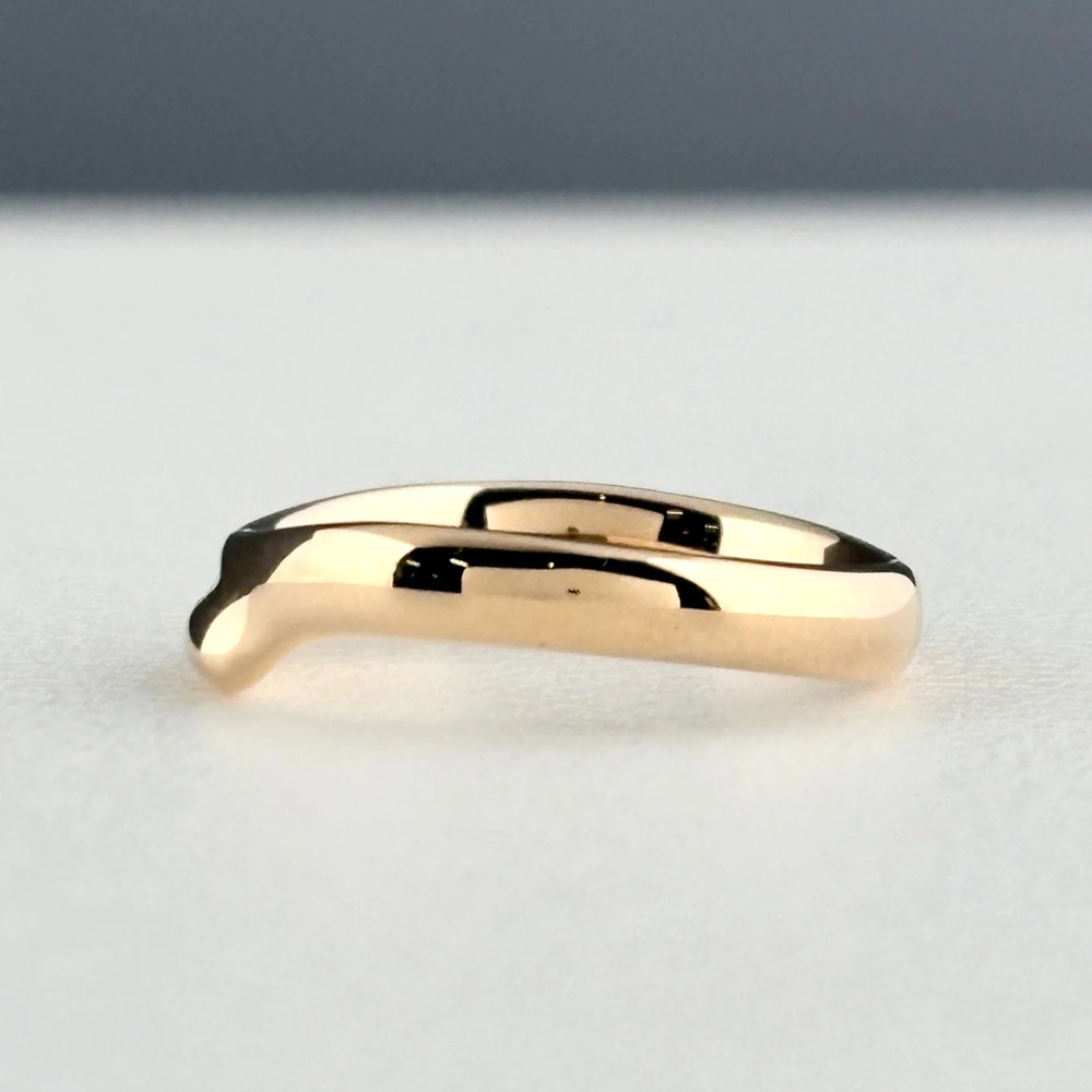 TIFFANY Gold Diamond Heart Ring - Picture 4 of 6